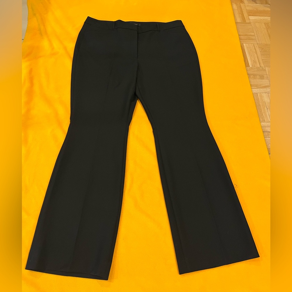White House Black Market Ines Professional Bootcut Pants/ Trousers. Black 18 NWT - Picture 6 of 16